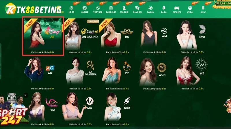 AE Sexy Casino được cấp phép bởi các tổ chức danh tiếng trên thế giới