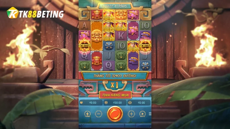 Khám phá Kho Báu Aztec tại PG Slot Game trên TK88 với âm thanh huyền bí và cơ hội Jackpot hấp dẫn