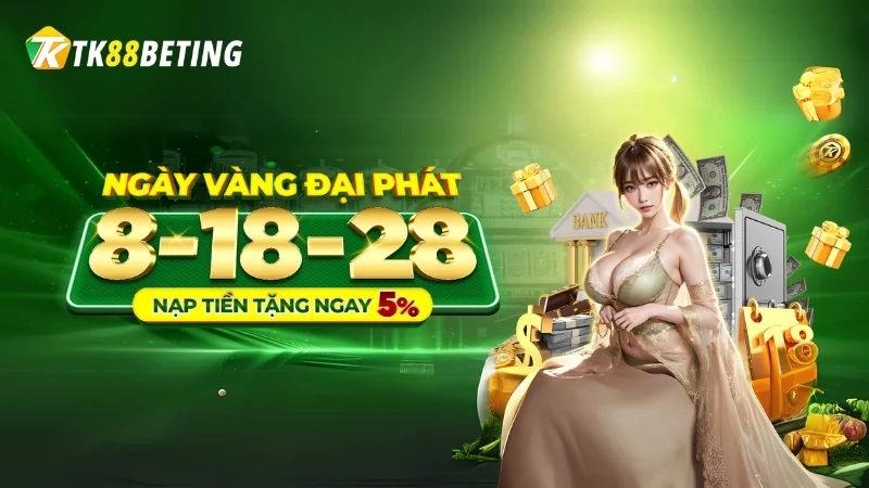 nạp tiền ngày vàng tặng ngay 5%