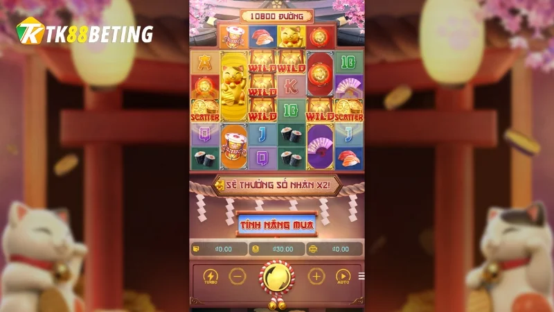 Neko May Mắn tại PG Slot Game trên TK88, trò chơi dễ thương với nhiều cơ hội chiến thắng